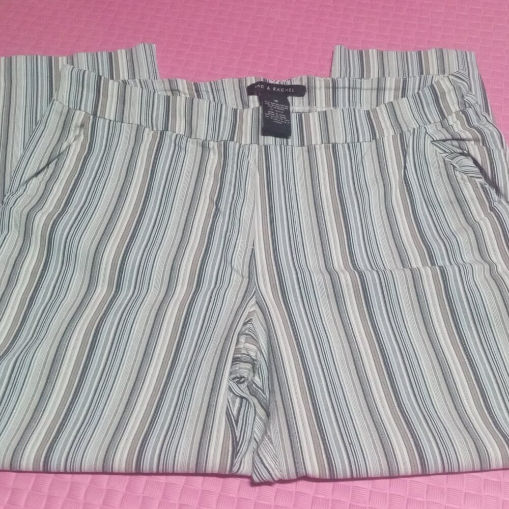 Zac & Rachel Striped Capri Pants